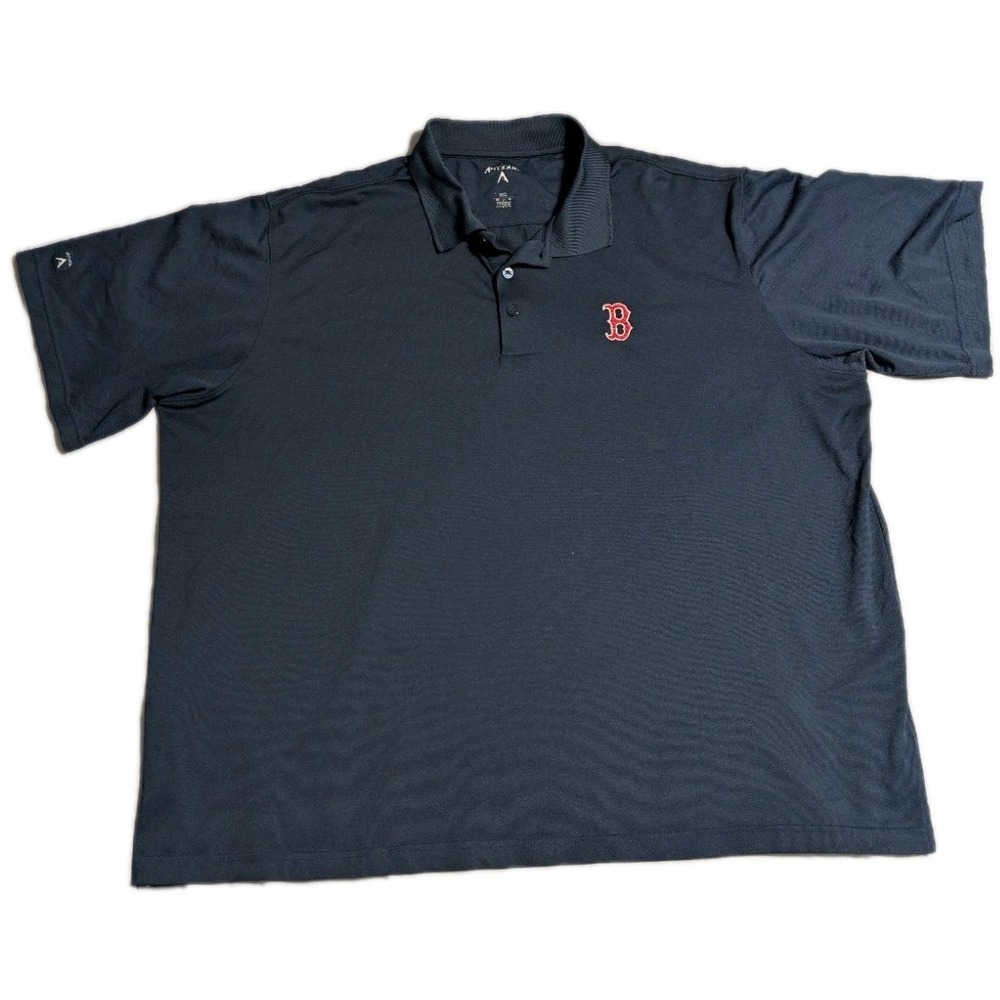 Antigua Boston Red Sox Polo Shirt Mens 2XL Navy Performance Golf MLB